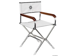 Sedia pieghevole Director poliestere blu