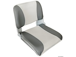 Sedile con schienale ribaltab.e sfil. Grigio chiaro/scuro