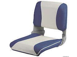 Sedile con schienale ribaltab.e sfil. Bianco/blu