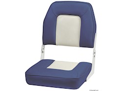 Sedile con schienale ribaltab. De Luxe bianco/blu