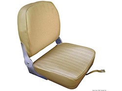 Sedile schienale ribaltabile in vinile sabbia