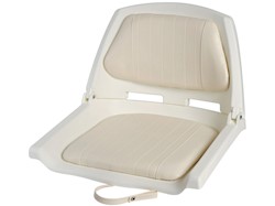 Sedile grigio da pesca ribaltabile