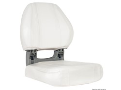 Sedile ergonomico Sirocco blu e bianco