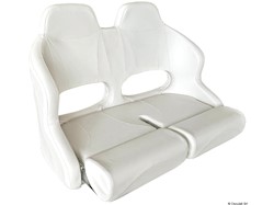 Doppio sedile anatomico flip up H99 RAL 9010