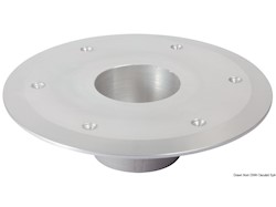 Base inferiore lega lucidata Ø 80 mm