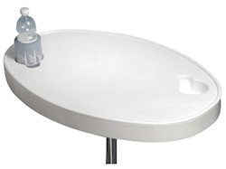 Tavolo ABS bianco 81 x 51 cm forato