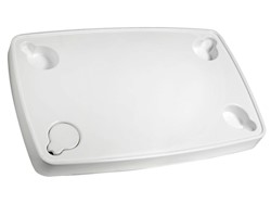Tavolo ABS bianco 81 x 51 cm forato