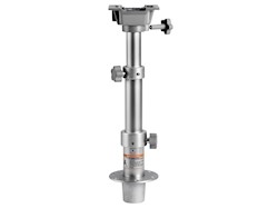 Gamba tavolo tritelescopica molla a gas removibile