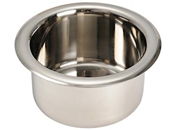 Portabicchieri/lattine inox nero