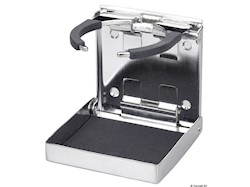 Portabicchieri/lattine regolabile e pieghevole