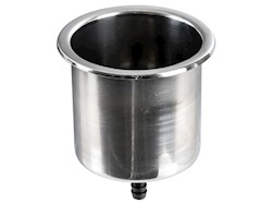 Porta Bicchieri Large inox con drenaggio