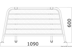 Plancetta di poppa 1090 mm