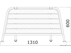 Plancetta di poppa 1310 mm