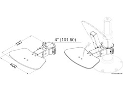Pedana poggiapiedi Maxi pieghevole