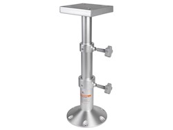 Gamba tavolo tritelescopica in alluminio