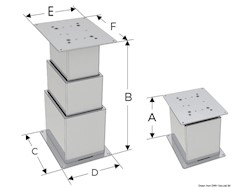 Gamba Square 3 stadi 12V