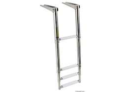 Scaletta inox telescopica 4 gradini