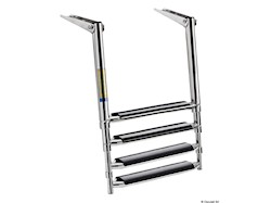 Scaletta telescopica BIG 3 gradini sovraplancetta slide-out