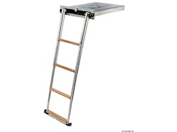 Scaletta Top Line 4 gradini in  teak