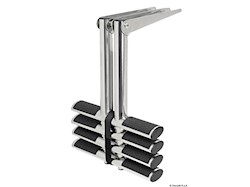 Scaletta Diver telescopica 4 gradini nera