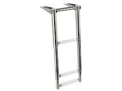 Scaletta telescopica da plancetta con maniglia di presa integrata