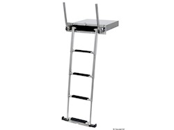 Scaletta a scomparsa per plancetta 4 gradini