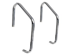 Kit 2 piastre + viti per maniglie di risalita