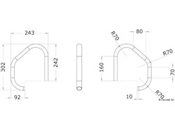 Maniglia di risalita a sez. ovale small