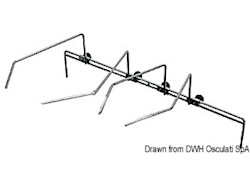 Fermapentole per piano vetroceramica 2 fuochi