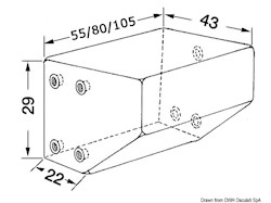 Serbatoio per acque nere 100 l