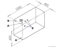 Serbatoio per acque nere 215 l