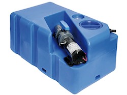 Serbatoio acque nere con maceratore orizzontale