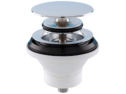 Piletta con tappo a fungo cromato