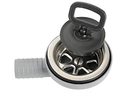 Piletta con scarico laterale a 90°