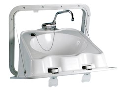 Lavello in ABS pieghevole a parete