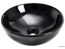 Lavello semisferico ceramica 365 mm nero