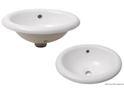 Lavelli ovali in ceramica bianca