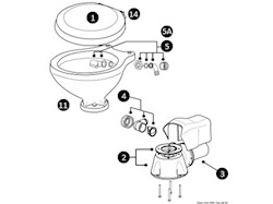 Gruppo motore 24V x 50.212.02/50.212.04