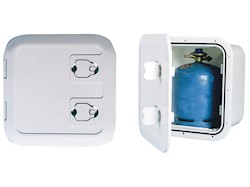 Gavone in plastica per alloggiare bombole con ventilazione remota