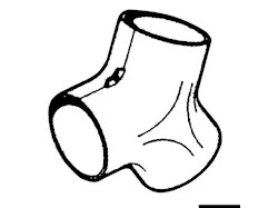 Bocchetta nera 75 mm