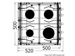 Cucina Topline 4 fuochi