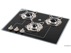 Piano a gas 3 fuochi 505 x 410 mm