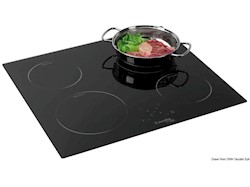 Piano cottura vetroceramica 4 fuochi