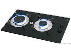 Piano a gas 2 fuochi 360 x 280 mm