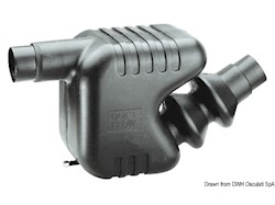 Marmitta di scarico per motori raffreddati ad acqua