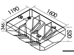 Serbatoio carburante 767 l