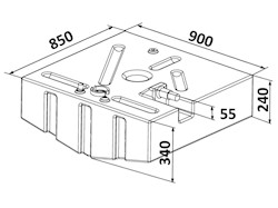 Serbatoio Polietilene 189 l