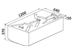 Serbatoio Polietilene 239 l