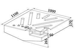 Serbatoio Polietilene 206 l