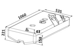 Serbatoio Polietilene 90 l
